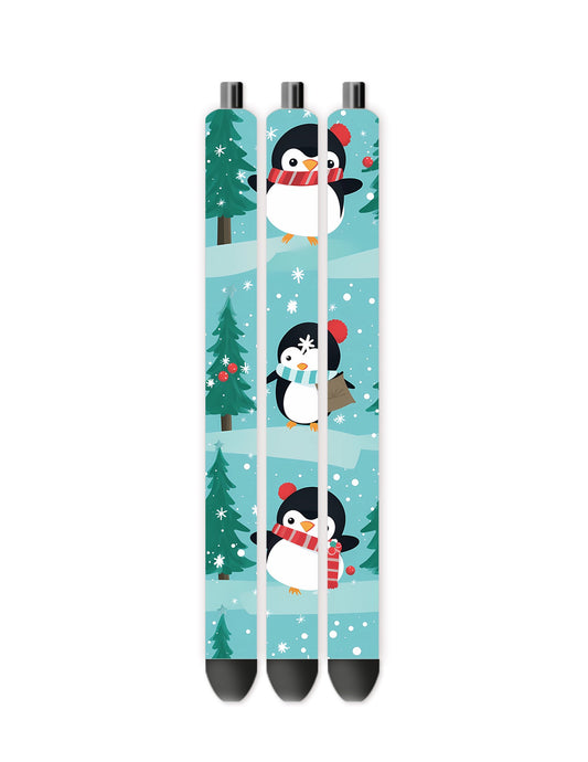 Penguin winter pen wrap