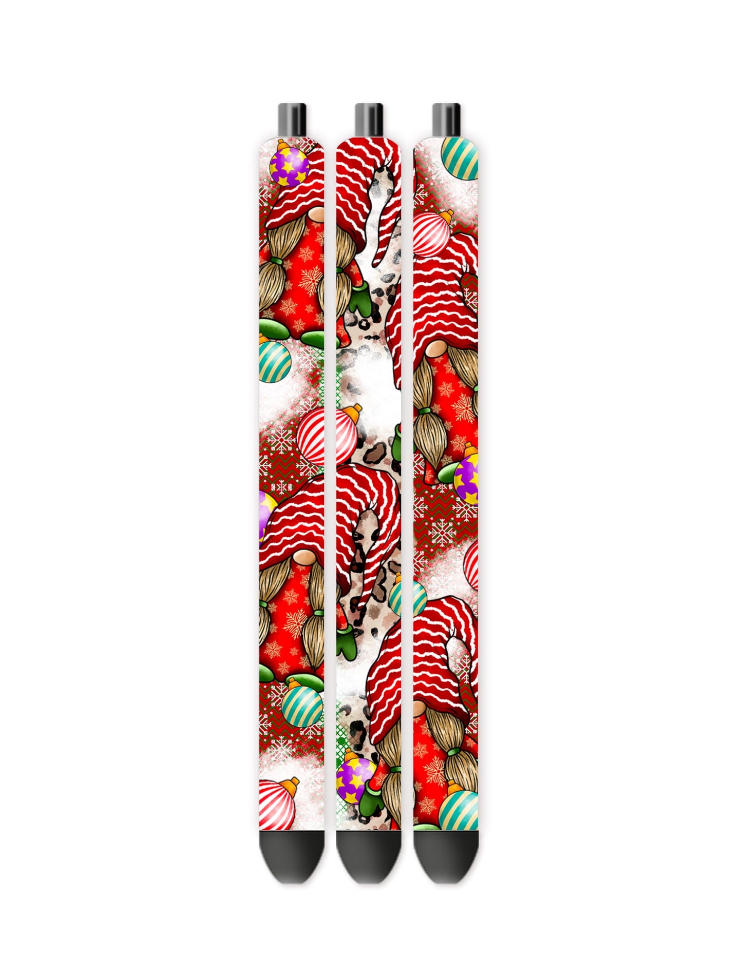 Red hat winter gnomes pen wrap