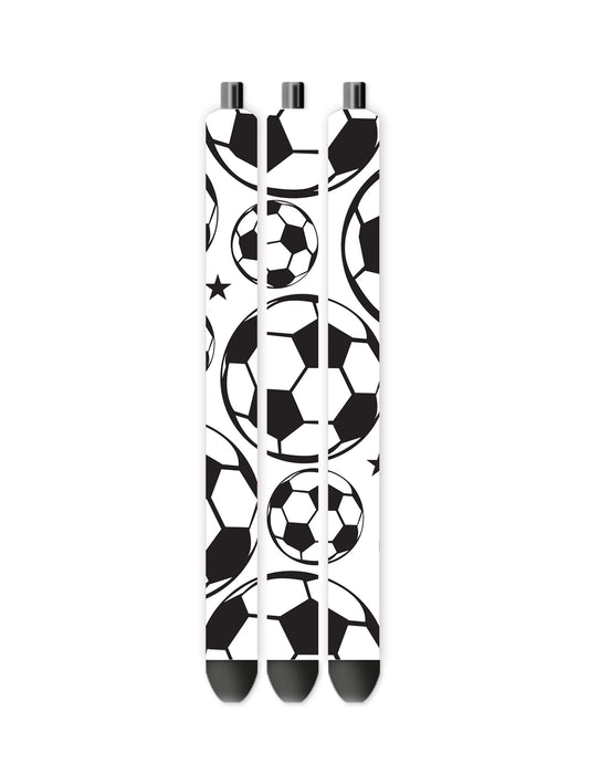 Soccer print pen wrap