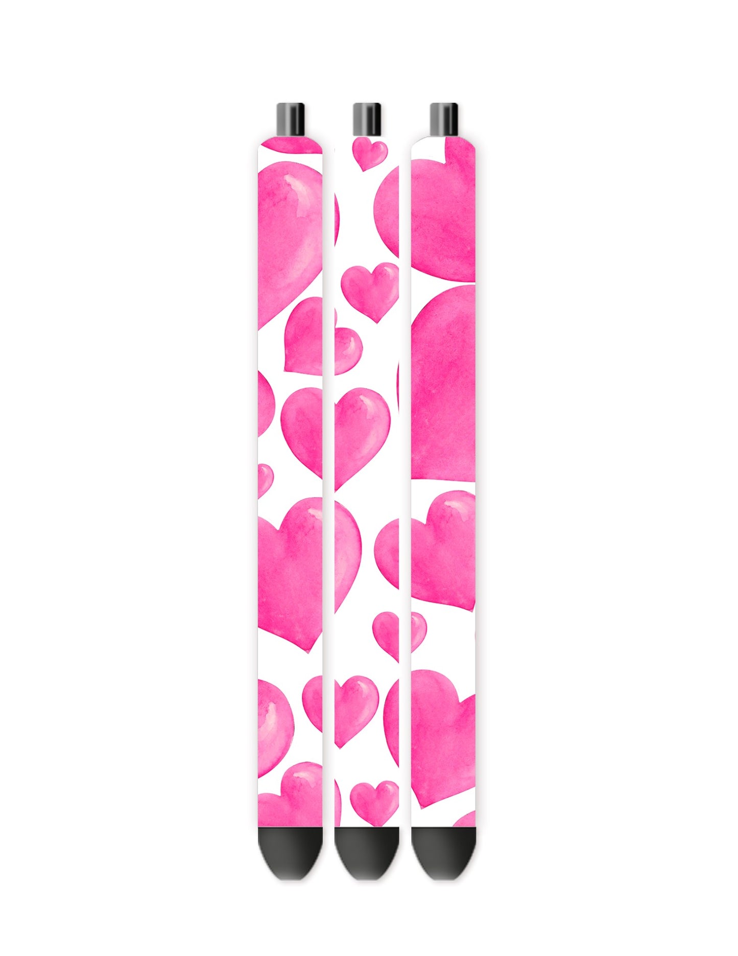 Pink hearts pen wrap