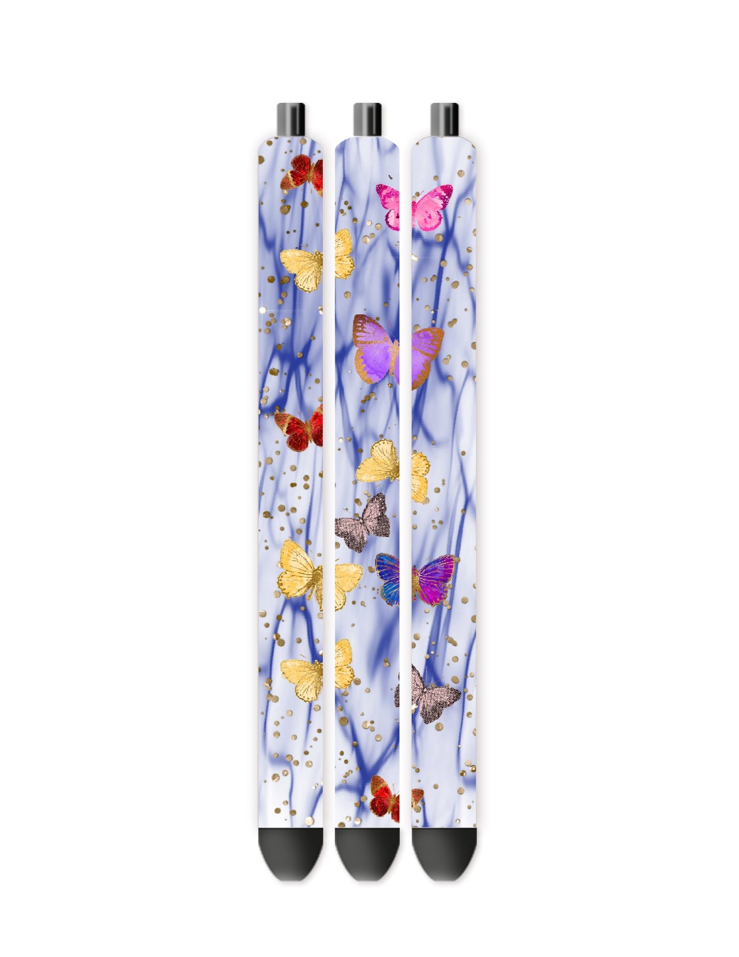 Watercolor butterflies pen wrap