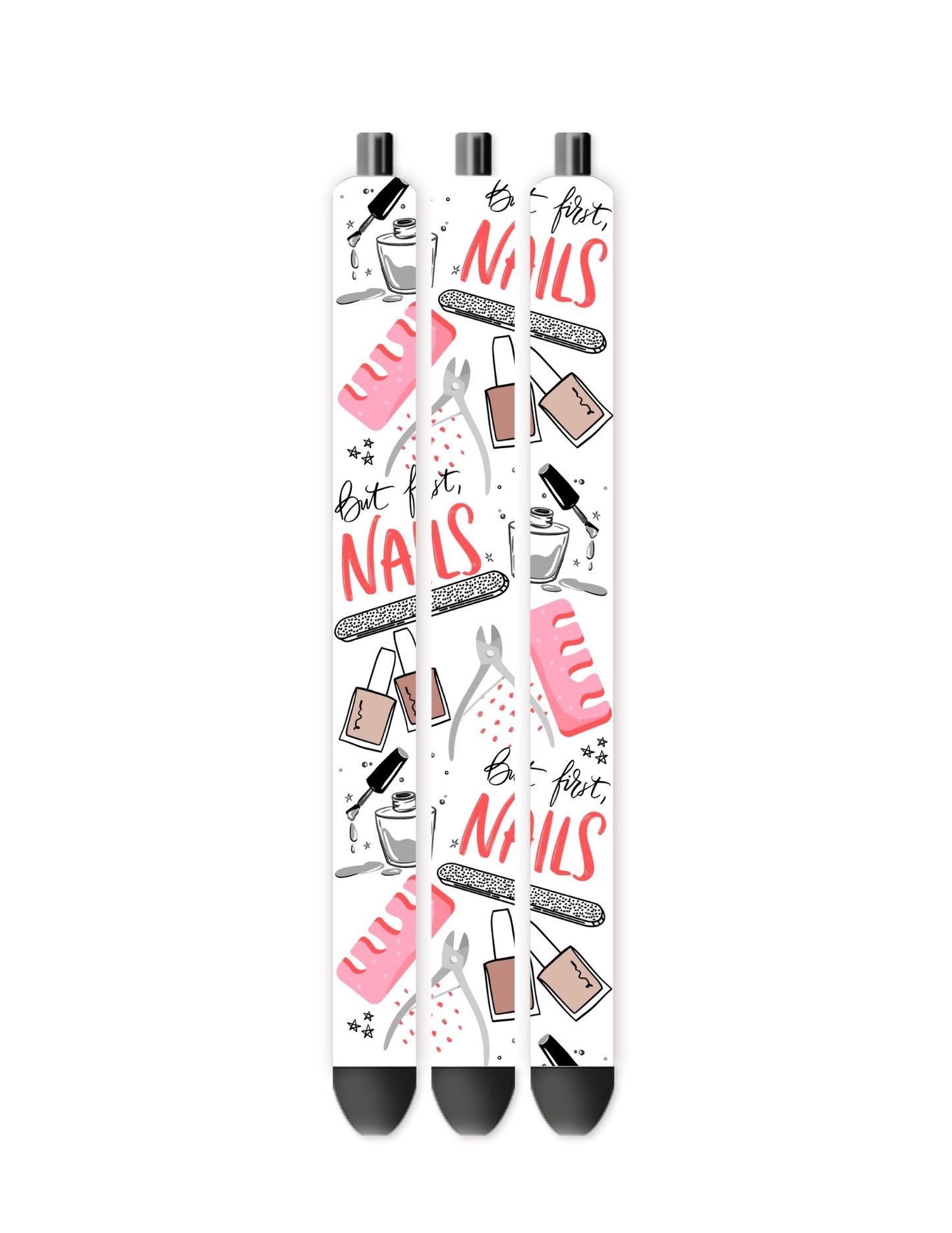 Nail vinyl pen wrap