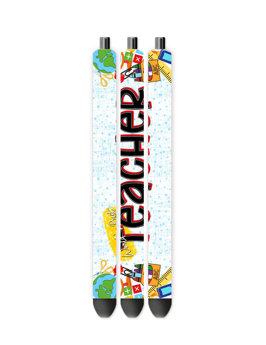 Teacher fun vinyl pen wrap