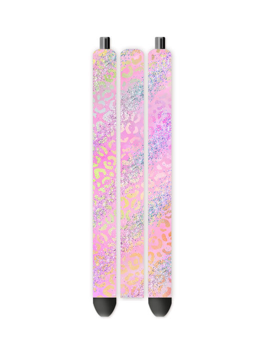 Pink pastel vinyl pen wrap