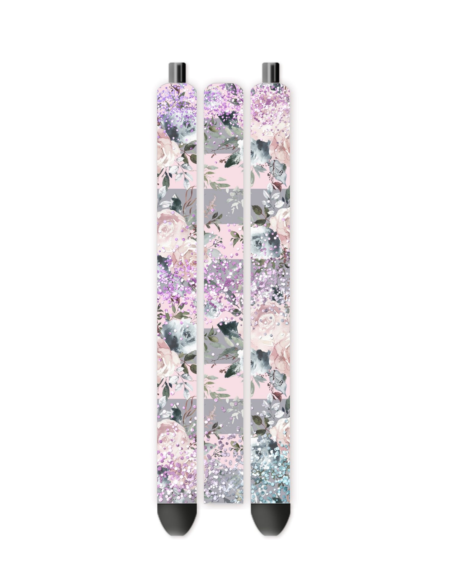 Floral vinyl pen wrap