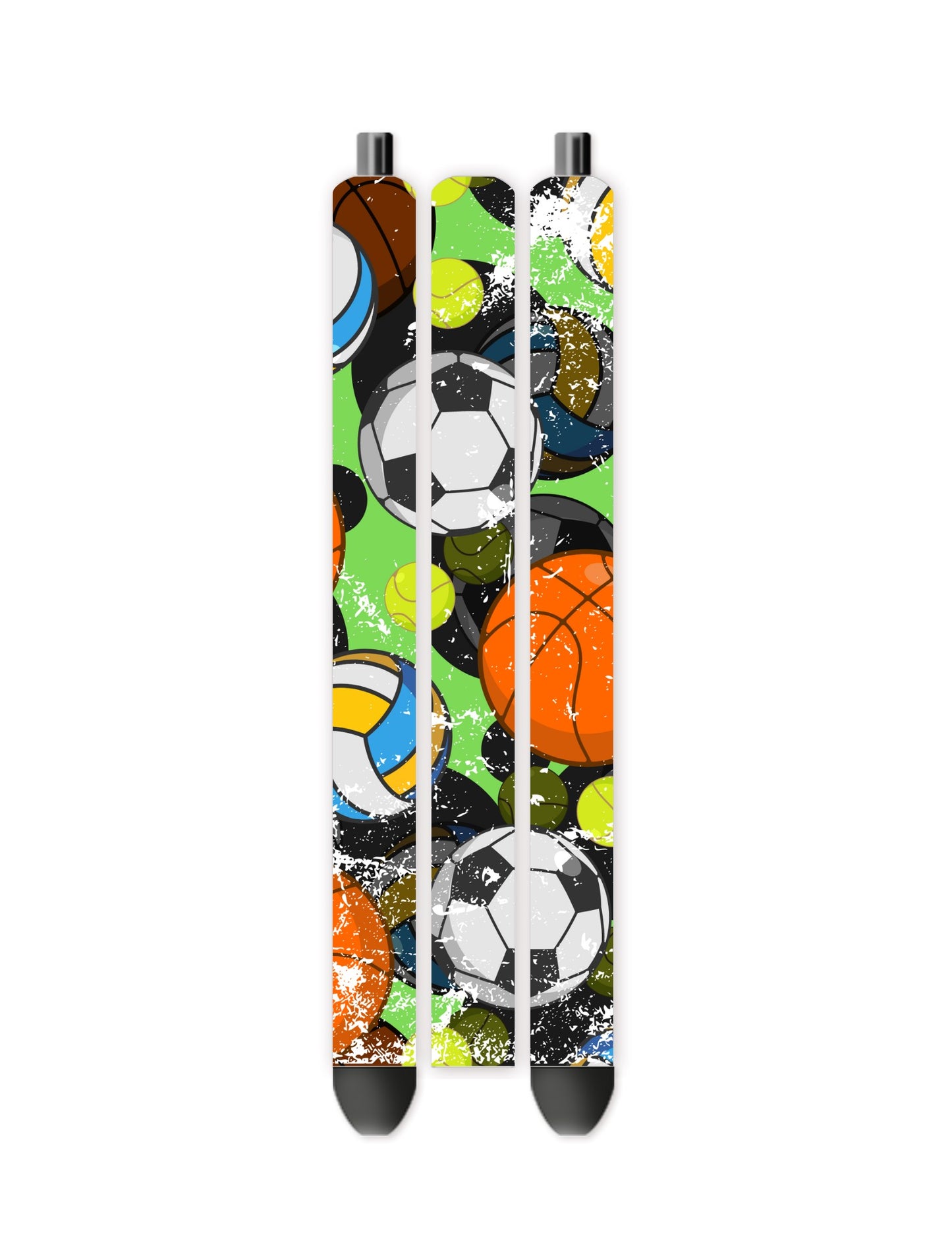 Ball themed vinyl pen wrap