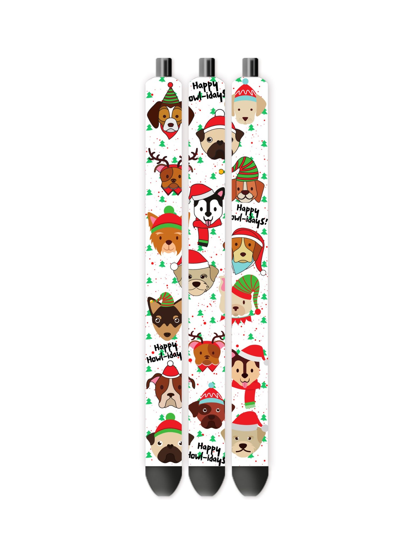 Christmas dogs pen wrap