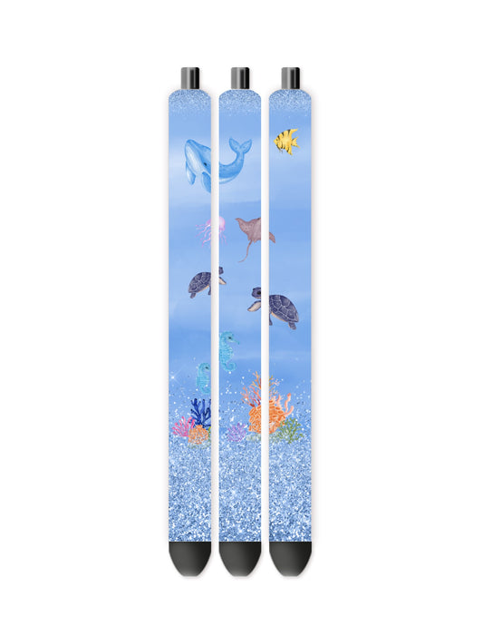 Sea Life pen wrap 4