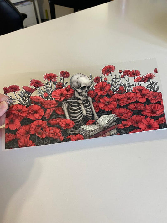 Roses and Skeleton UV DTF
