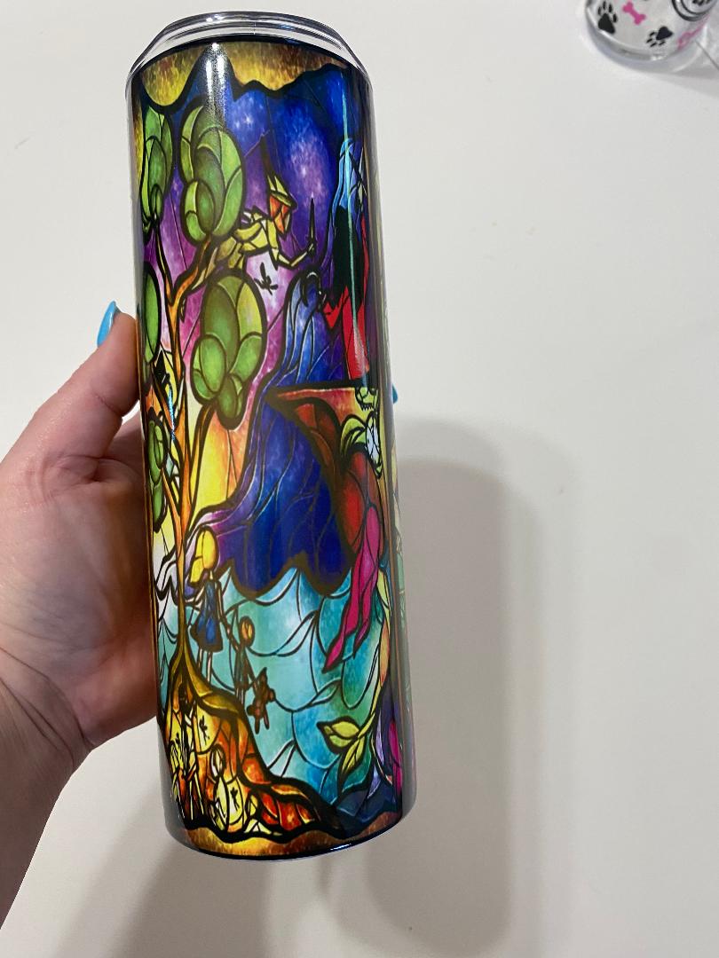 Sublimation Stain glass  cup