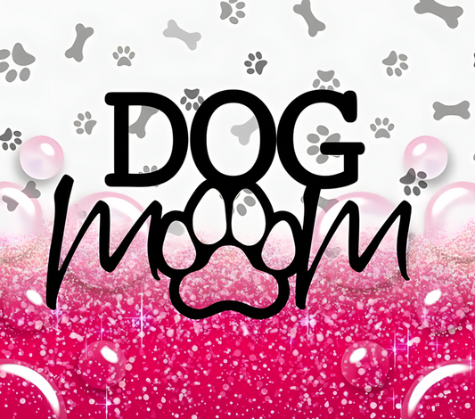 Dog mom sublimation tumbler transfer print