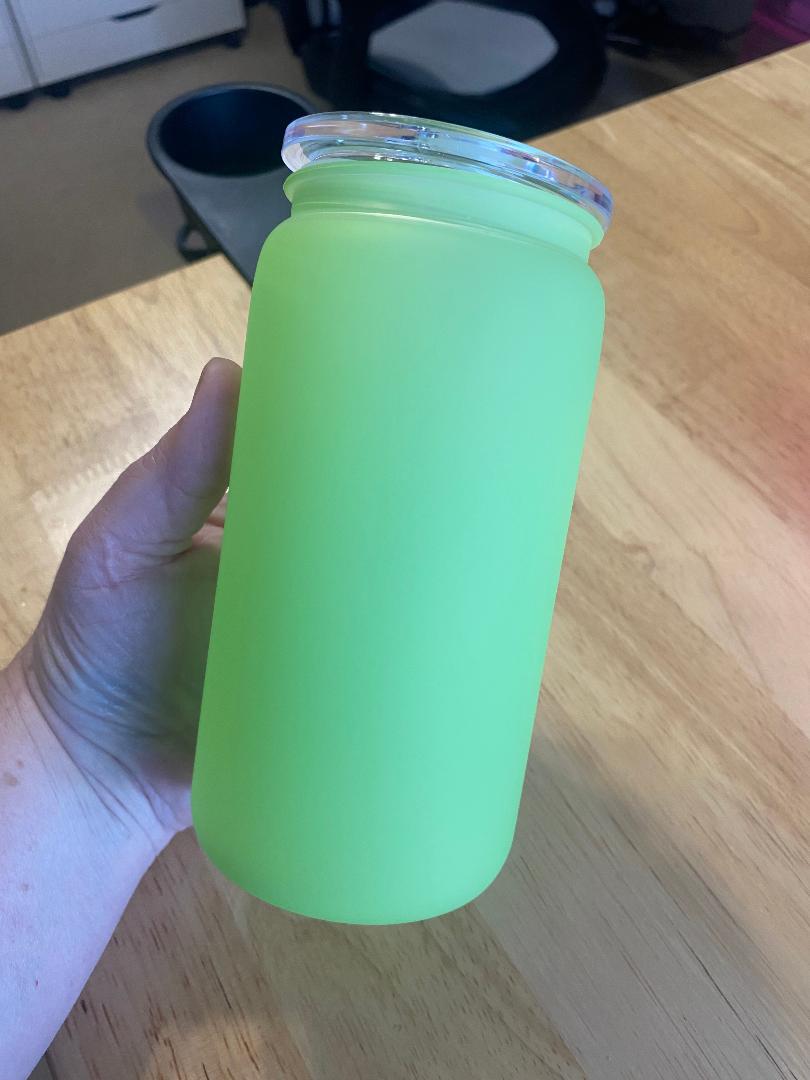 Plastic 16oz colored blank cups