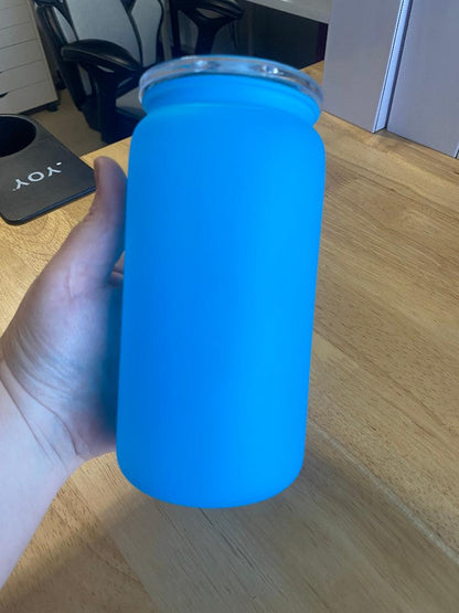 Plastic 16oz colored blank cups
