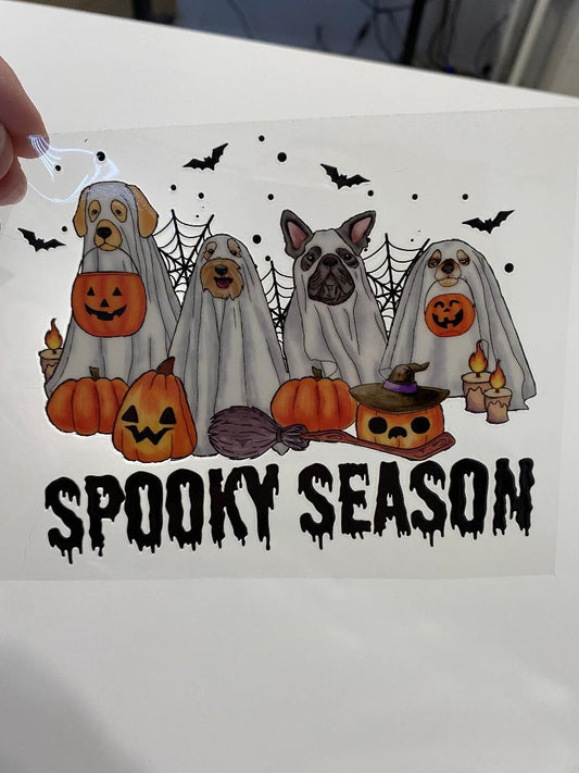 Spooky Season Doggie UV 4 inch
