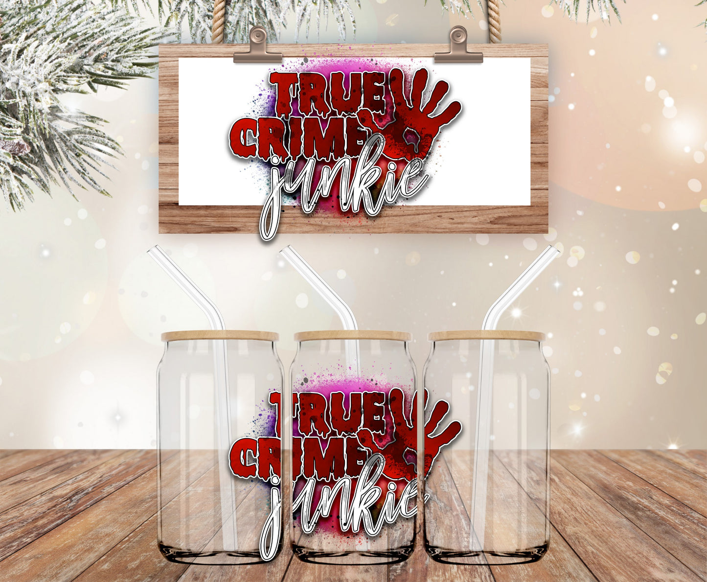 True Crime Junkies 4 inch UV