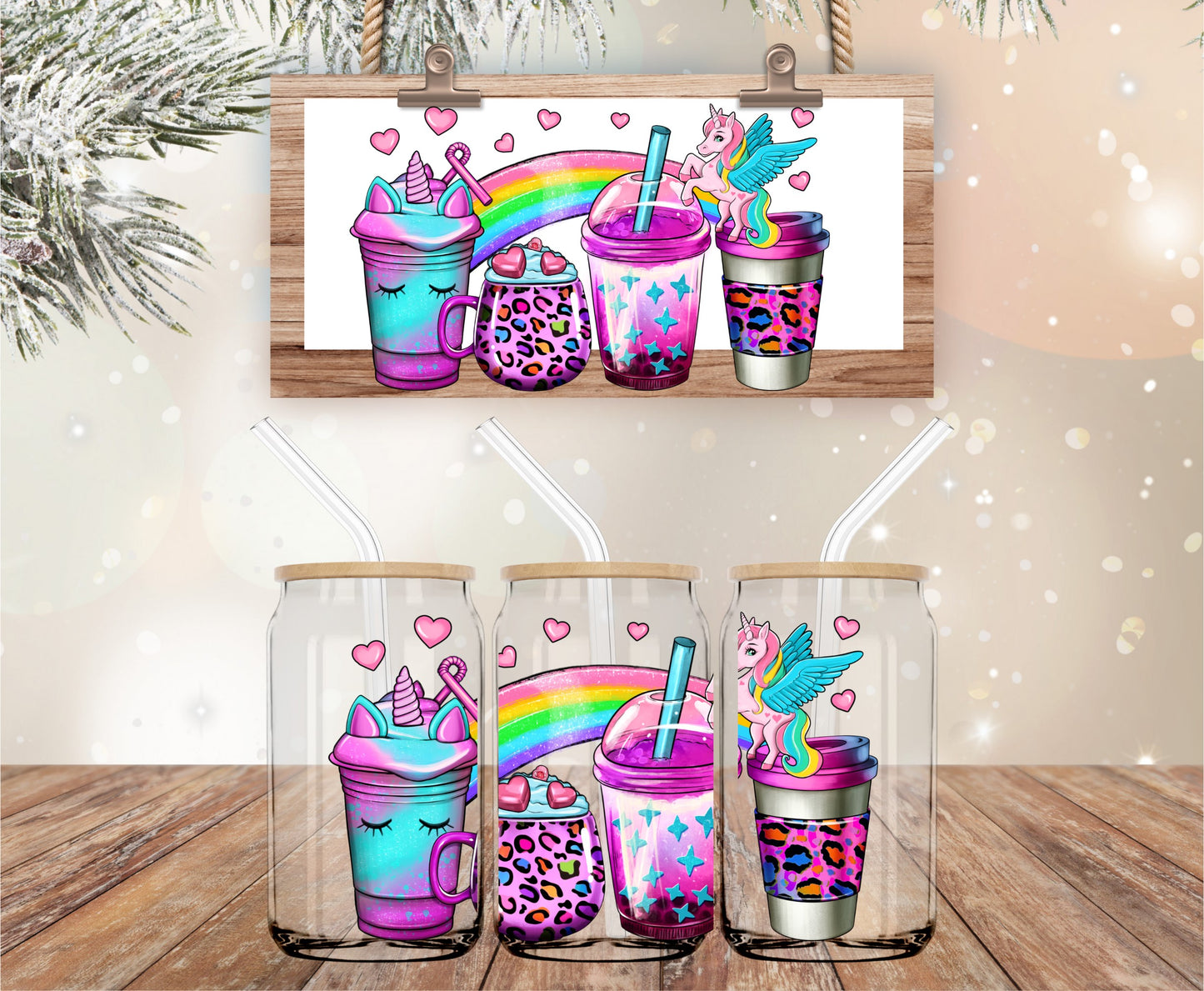 Unicorn libbey wrap