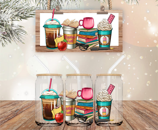 Teacher Libbey glass wrap