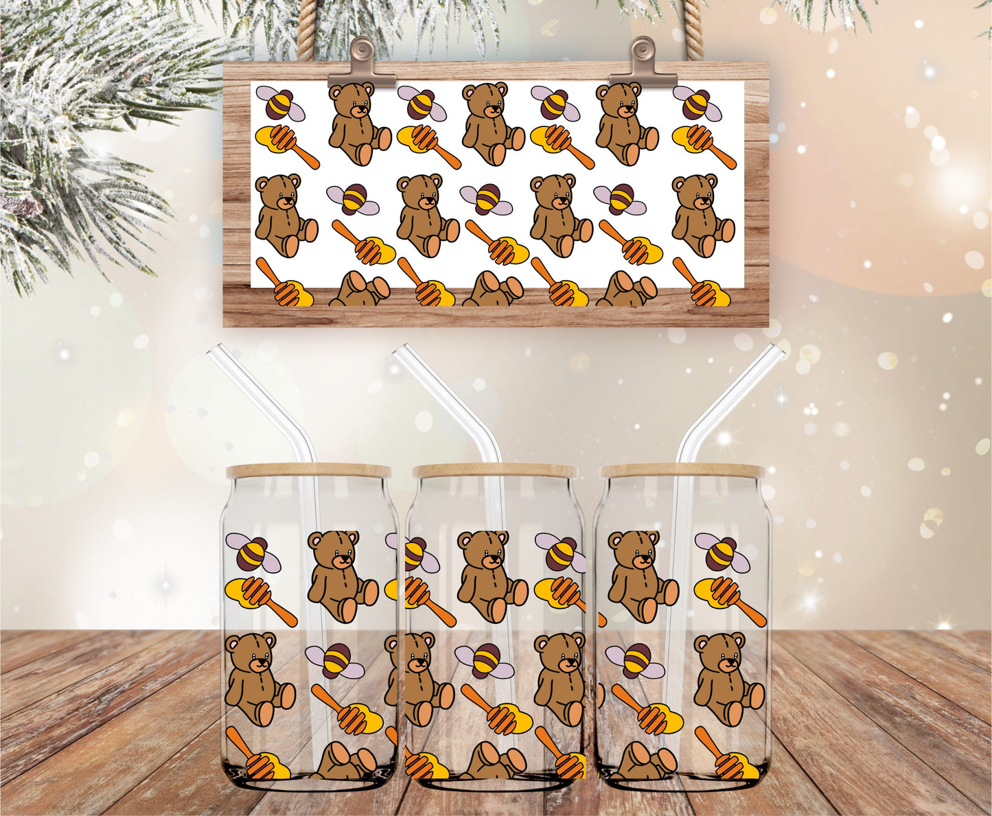 Bears and bees libbey wrap