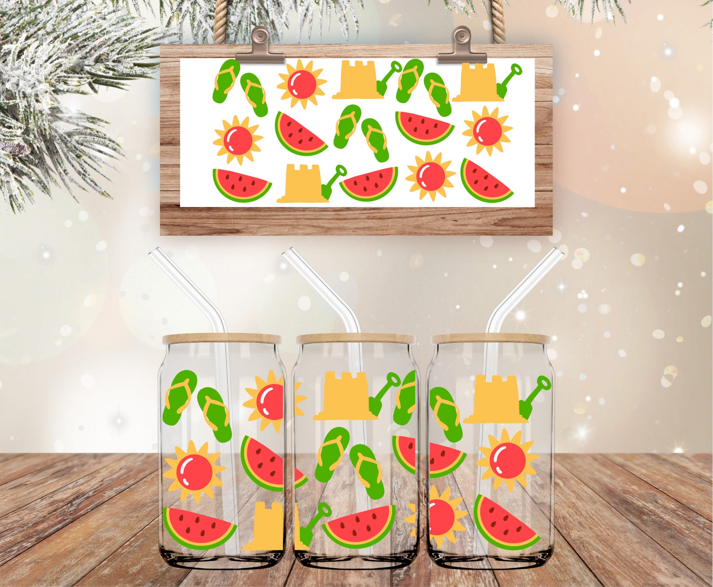 Summer fun libbey glass wrap