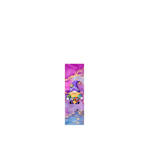 Purple watercolor gnomes BINGO pen wrap