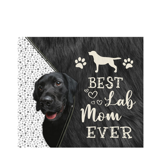 Black Lab mom 20 oz sublimation tumbler print