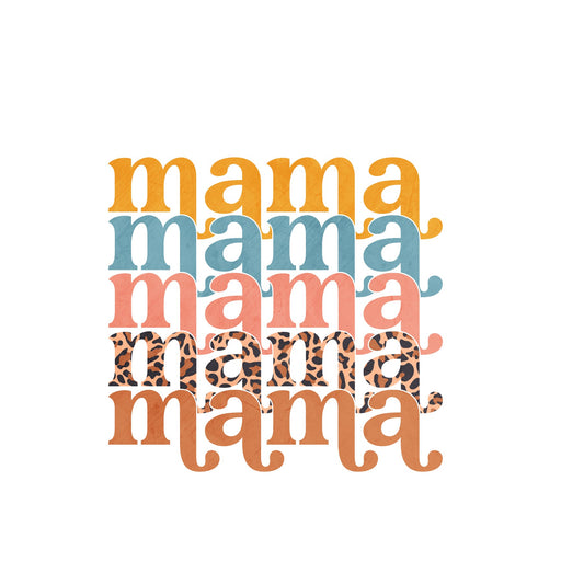 Mama sublimation transfer print