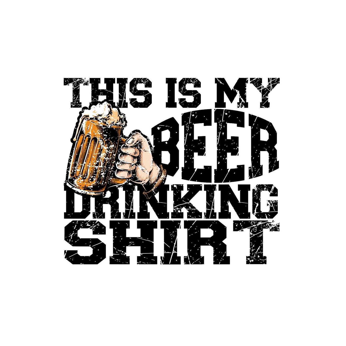 Drinking shirt sublimation print