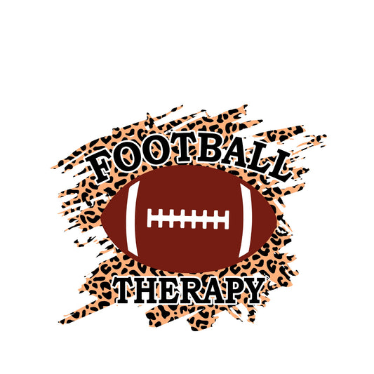 Football therapy sublimation transfer print