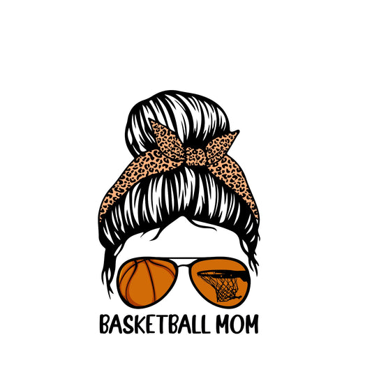 Basketball mom sublimation transfer print