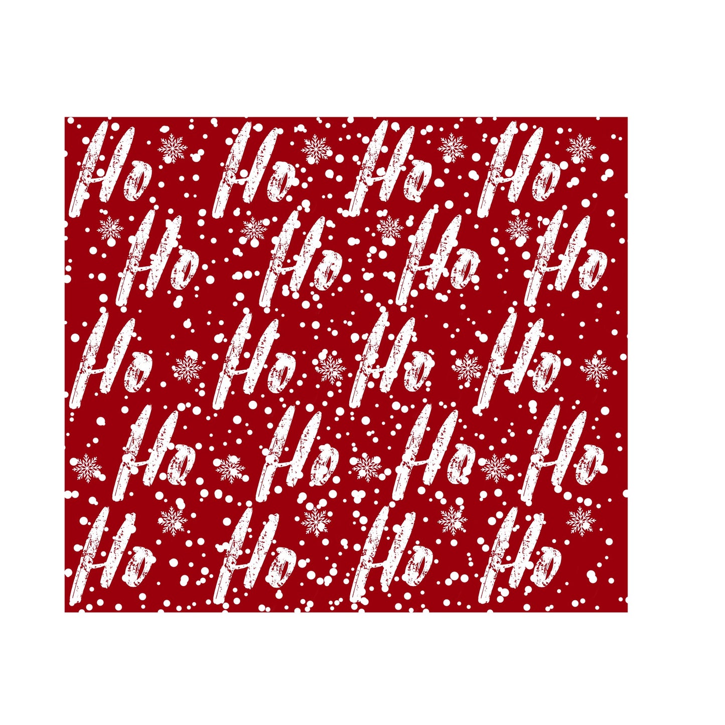 Christmas 20oz skinny tumbler wrap Ho Ho Ho