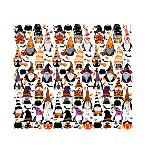 Halloween gnomes 20oz tumbler wrap