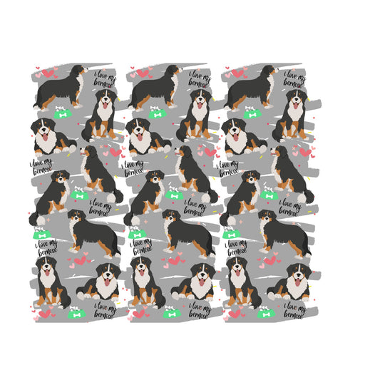 Bernese mountain dog 20oz VINYL tumbler wrap