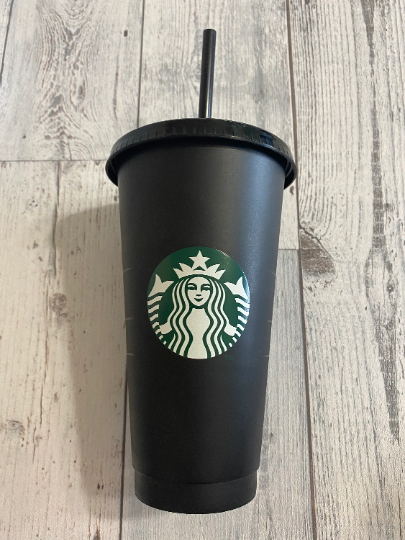 Black Starbucks blank 24oz cold cups ***PACK OF 3***