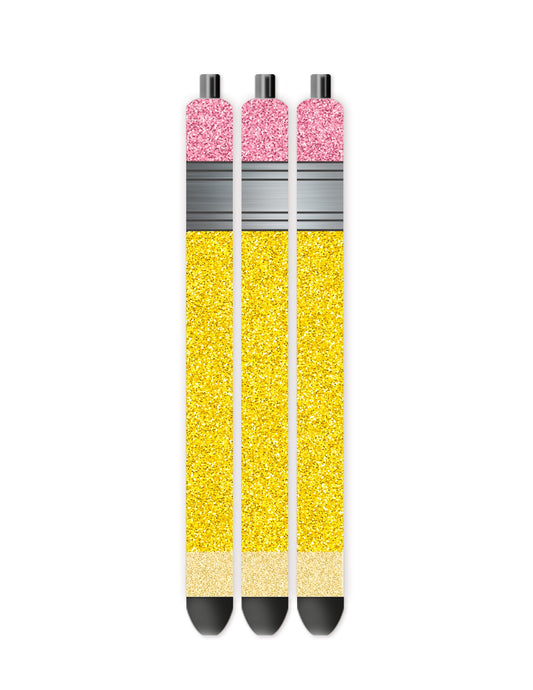 Pencil print pen wrap
