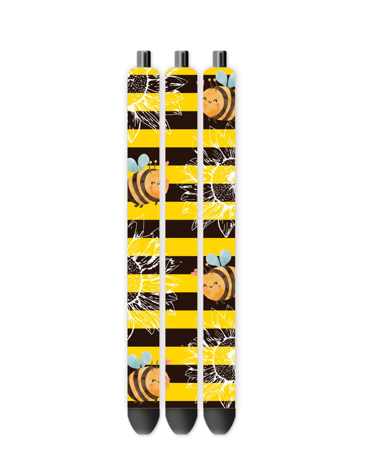 Stripes bumble bee pen wrap