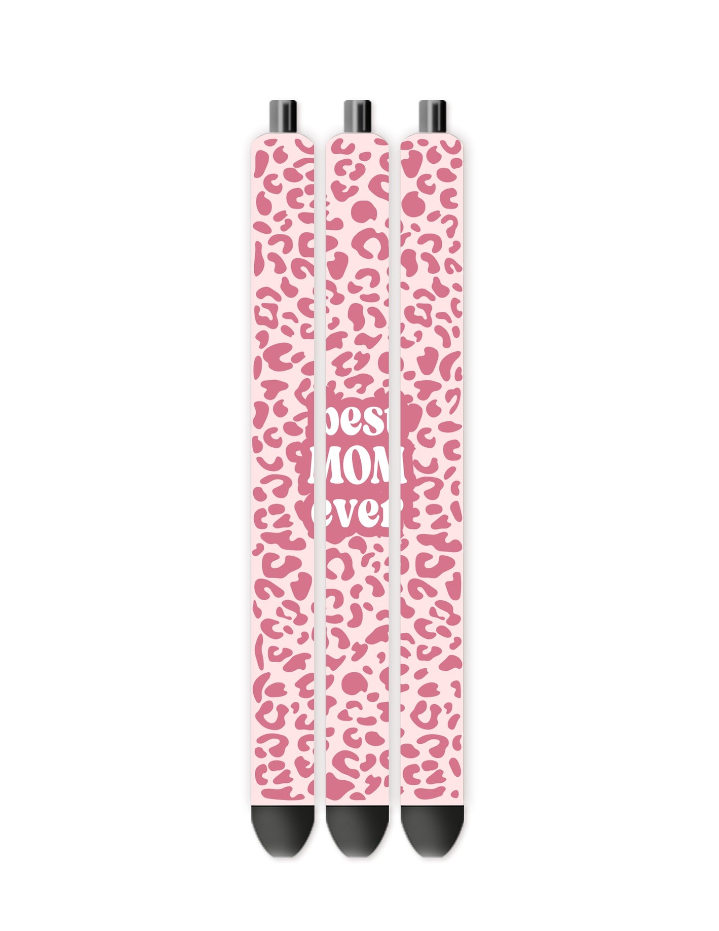 Best mom pink cheetah print pen wrap