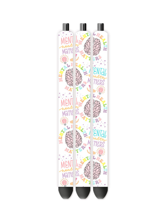 Mental health awareness pen wrap