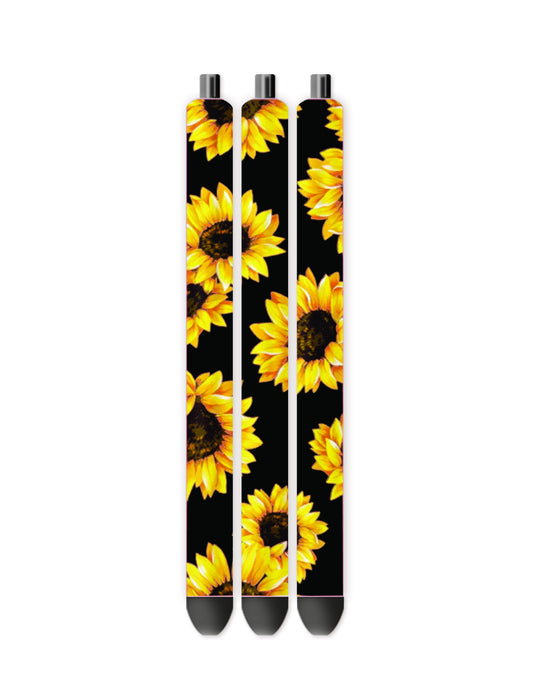 Sunflower pen wrap