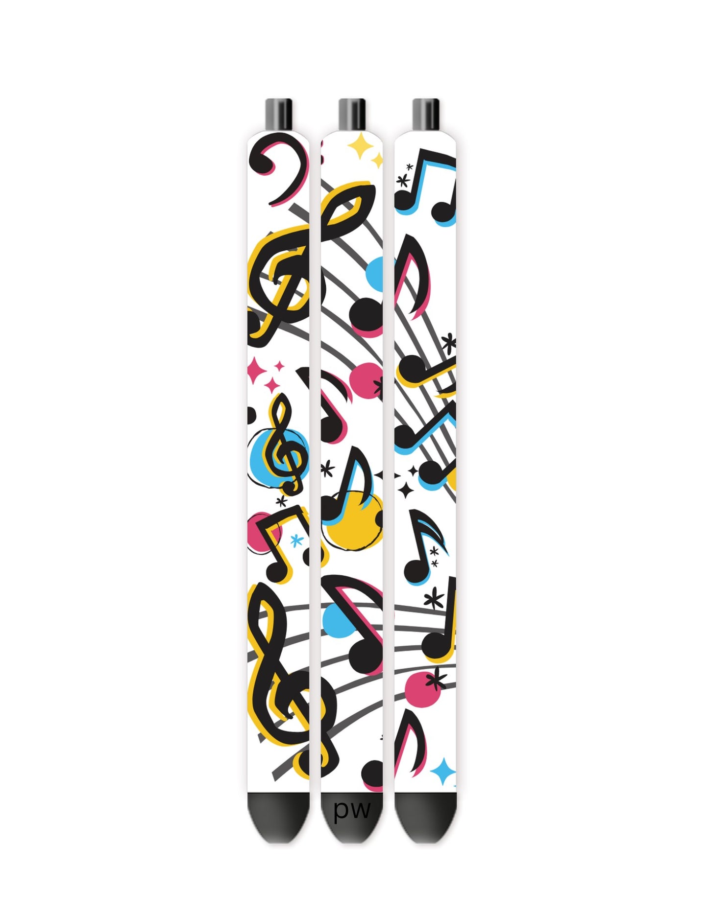 Music note pen wrap