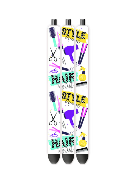 Hair stylist pen wrap