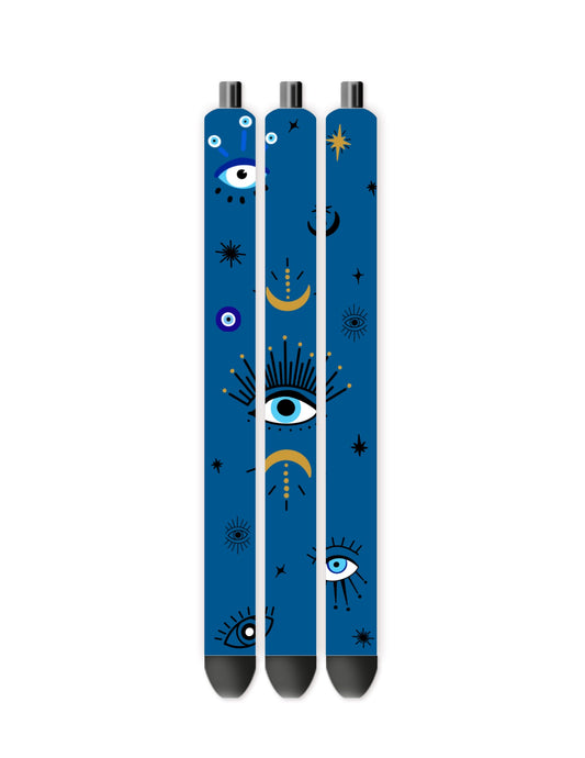 Evil eye pen wrap